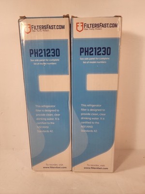 2 Filters Fast PH21230 Replacement Refrigerator Filters  