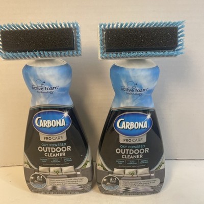 Carbona Outdoor Cleaner Unisex 22oz Blue Pro Care Oxy Powered 2 Pack Active Foam