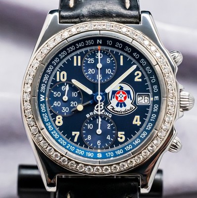 Breitling Chronomat Longitude GMT Thunderbirds 40.5mm Custom Diamond A20048