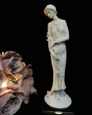 Giuseppe Armani Figurine 1987 Florence Stunning Lady with Flowers 10"
