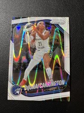 DiJonai Carrington 2025 Panini Prizm WNBA White Seismic Prizm Minnesota Lynx