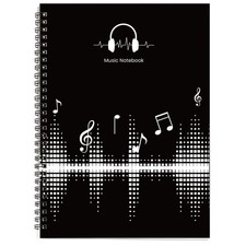 MAXCURY Blank Sheet Music Composition Manuscript Staff Paper Art DJ