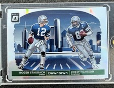 2024 Donruss Optic Downtown Duos 🔥Roger Staubach & Drew Pearson 🔥 CASE HIT
