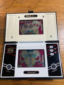 VINTAGE NINTENDO GAME & WATCH PINBALL 1983 COMPLETE IN BOX FULLY FUNCTIONAL