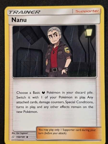 Nanu 150/181 Team Up Uncommon LP Pokemon TCG