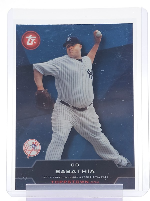 CC SABATHIA 2011 TOPPS TICKET TO TOPPSTOWN #TT-49 NEW YORK YANKEES Q7183
