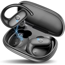 Over-Ear Headphones Wireless Earbuds 60hrs Playback IPX7 Waterproof Earphones