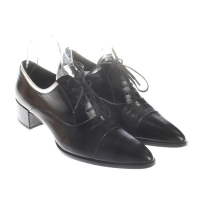 Prada Halbschuhe 37 EUR Schwarz Metallic Sehr gut