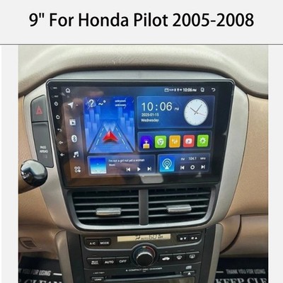 For Honda Pilot 2005-2008 Android 15 Apple Carplay Car Stereo Radio GPS Navi SWC