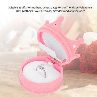 Beflockung Ring Schachtel Ehering Box Ringschachtel Krone