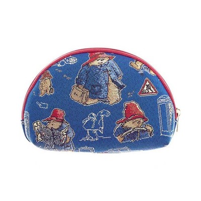 Paddington Bär Kosmetik Make-up Reise Aufbewahrungstasche blau Signare Gobelin Geschenk
