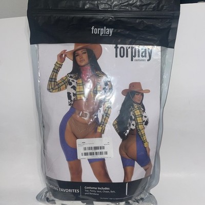 Sexy Forplay Playing Sheriff Cowboy Woody Toy Story Costume 552935