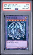 2025 YU-GI-OH JPN 7-ELEVEN COLLABORATION #JP001 BLUE-EYES ULTIMATE DRAGON PSA 10