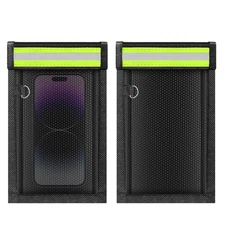 2 Pack Faraday Bags for Phones & Car Keys, Cell Phone Signal Blocking Pouch, Ant