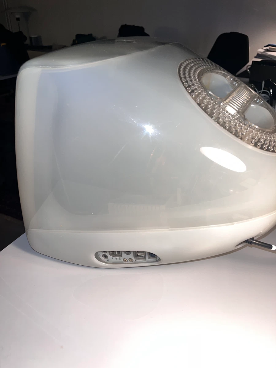 Apple iMac G3 Nieve (Blanco) Ranura de Carga - Funciona - 2001 - Raro Modelo Tardío