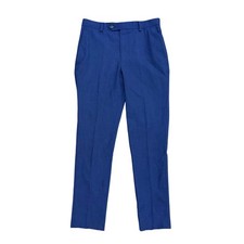 Lauren Ralph Lauren Boys Navy Flat Front Dress Pants Size 14 Regular 27 W