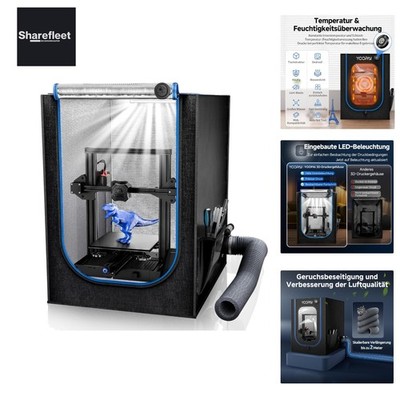 3D Druckerhaube für ANYCUBIC Kobra 3/2 Neo/2 Pro, Creality Ender 3/Ender 3 Pr...