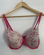 Victoria's Secret Body By Victoria Lined Perfect Coverage Pink Lace 36DDD