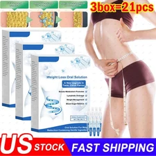 GLP-1 21PCS Weight Loss Oral Drops for Intestinal Slimming Boosting Metabolism