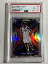 2020-21 Tyrese Maxey Silver Prizm RC Rookie PSA 10