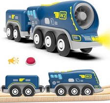 Eisenbahn elektrische lok Holzeisenbahn Zug, Batteriebetriebener