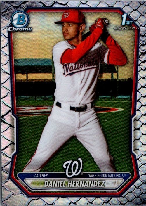 2026 Bowman Chrome Daniel Hernandez BCP-97 Reptilian Refractor 1st Bowman