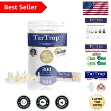 Filters for Smokers – 300 Count Tar Bar Tips for Clean & Flavorful Puffs