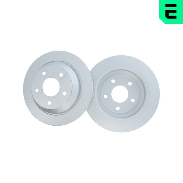 2X Bremsscheibe Optimal BS-1012C FüR Ford Puma J2K CF7 Ecoboost Mhev Flexifuel-image