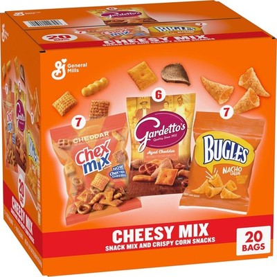 Cheesy Mix Variety Pack Snacks, Chex Mix Cheddar Free Shipping