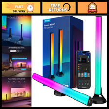 RGBIC Light Bars - 15" WiFi TV Backlight for 45-70" TVs, Smart LED Lights, Alexa