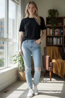 Wild Fable Light Blue Denim Jeans Womans