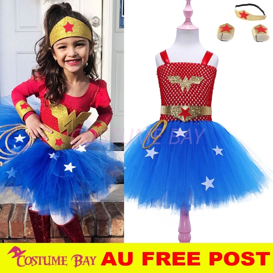 Wonder woman hotsell costume with tutu