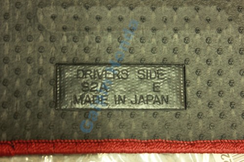 Genuine OEM Honda S2000 Red Carpet Floor Mat Set (83600-S2A-A01ZB) - Picture 11 of 12