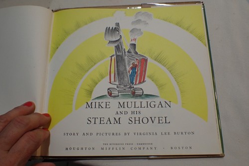 Mike Mulligan And His Steam Shovel Virginia Lee Burton, 1939 hardcover 20th prt - Picture 4 of 9