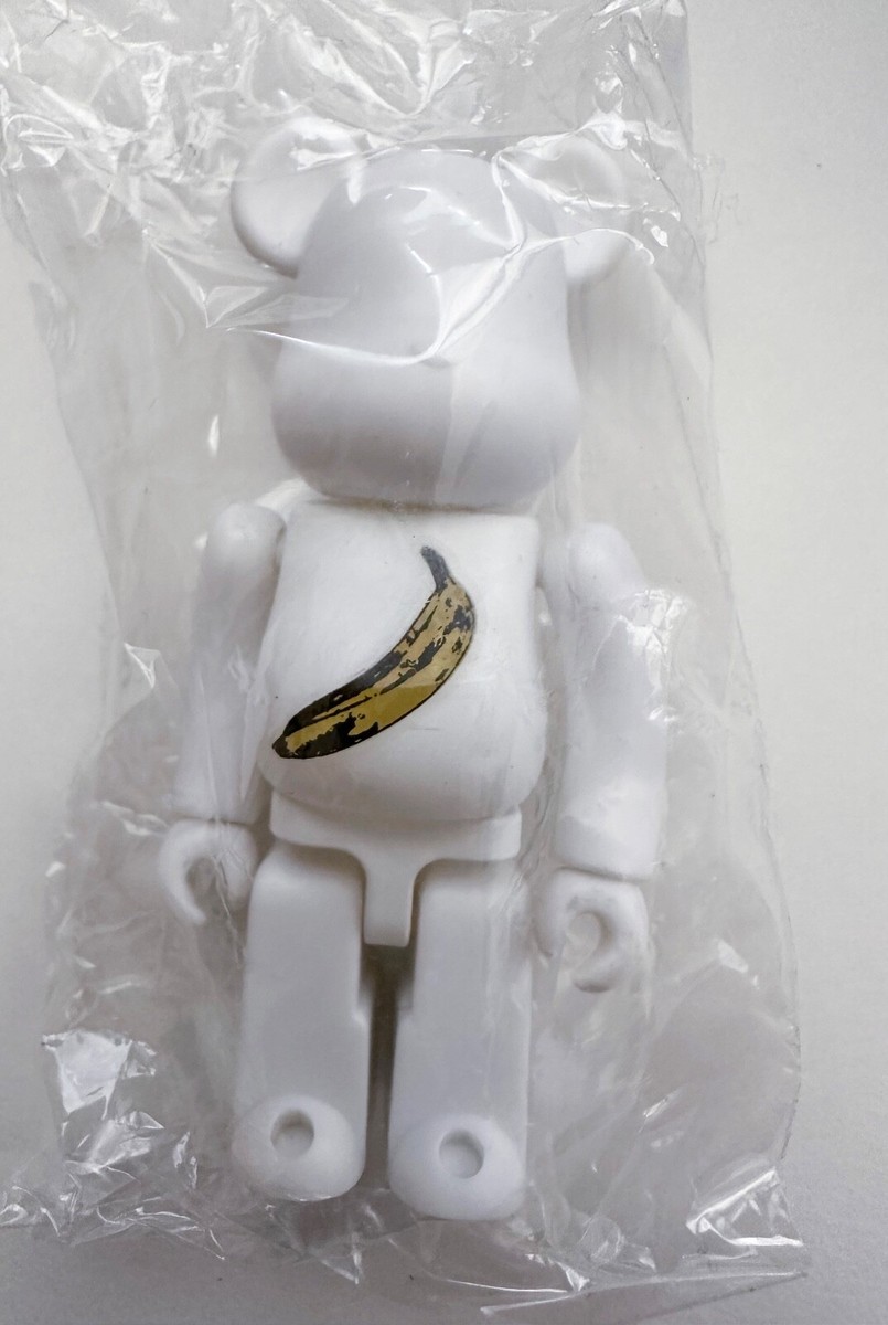 Bearbrick 100% Series 23 Medicom Pattern Andy Warhol Banana Bearbrick 100% Series 23 Medicom Pattern Andy Warhol Banana