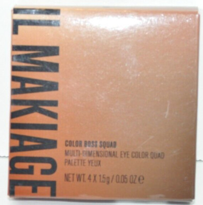 IL MAKIAGE Color Boss Squad Multi-Dimensional Eye Color Quad The Real Deal NIB