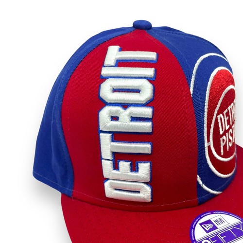 Detroit Pistons NBA New Era 9FIFTY Kids/Youth Size Snapback Cap (Blue/Red) NWT - Picture 5 of 11