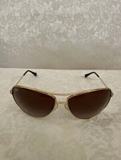 Ray Ban Polarized Aviator Sunglasses RB 3293 001/13 Gold Frames Unisex 63-13-125
