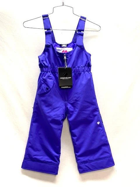 Obermeyer Toddler Girl s Snoverall Snow Ski Winter Pants Purple Sz 3 NEW