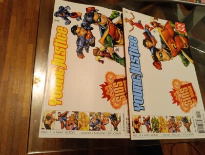 SINS OF YOUTH YOUNG JUSTICE #1 & #2 MAY 2000 DC COMICS Selten Rar 
