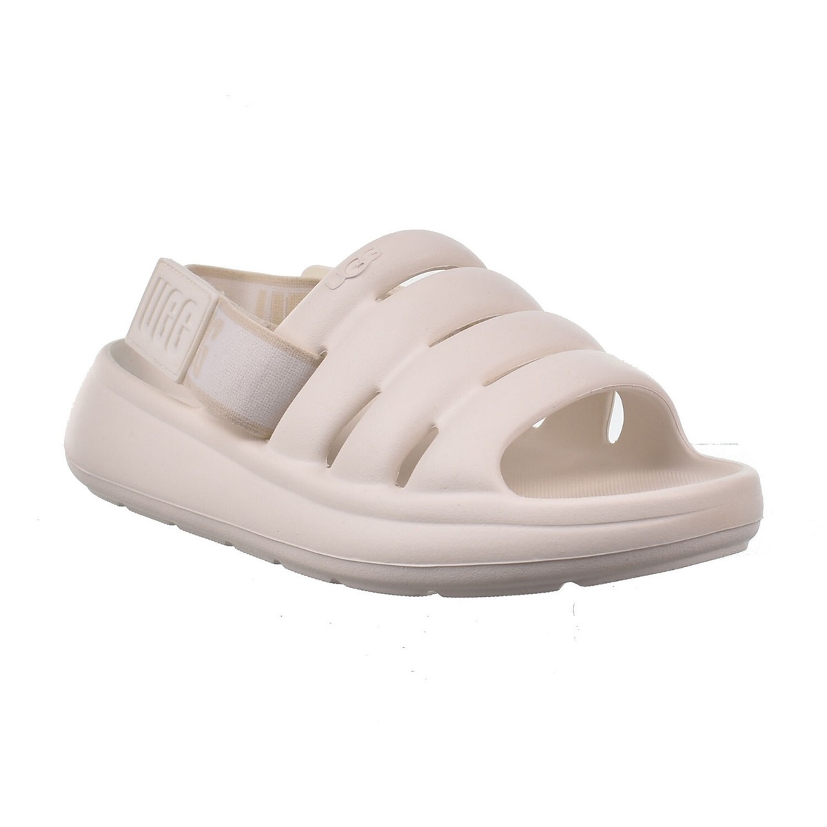UGG Sport Yeah Women's Sandals White 1126811-BRWH | eBay