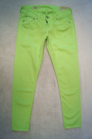 Pepe Jeans Skittle Damen Hose Slim Fit W28 L28 HellgrüN Neu