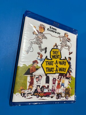 THEY WENT THAT-A-WAY & THAT-A-WAY BLU RAY( TIM CONWAY) MOVIE 1978