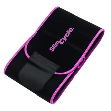 Waist Trimmer Belt Black Purple Trim Adjustable Sweat Wrap Fitness Gym