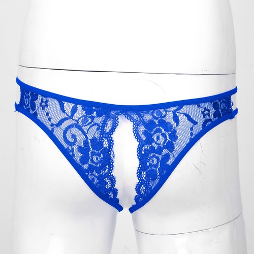 Herren Tanga Aushöhlen Höschen Atmungsaktiv Slip Girly T-Back Sexy G-String Spitze - Bild 37 von 79