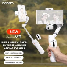 Hohem iSteady V3 3-Axis Gimbal Stabilizer AI-Face tracking for Smartphone iPhone