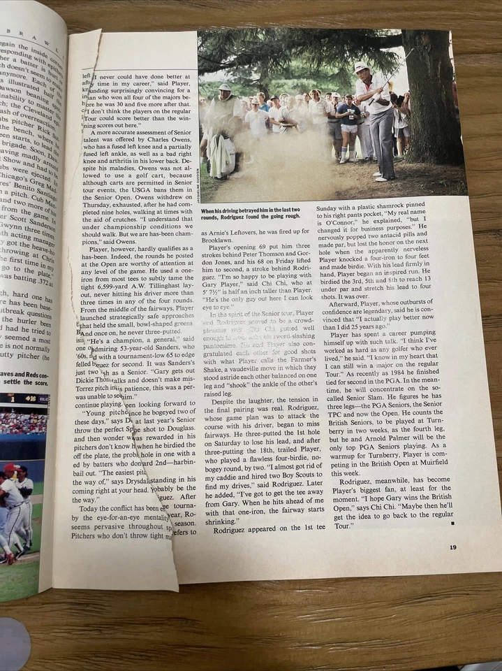 Sports Illustrated July 20 1987 CHICAGO Cubs ANDRE DAWSON Beanbrawls - Image 4 of 4