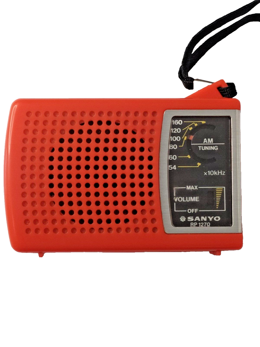 レトロなSANYO AM/FM 2バンドラジオ SANYO RP66 AM/FM 2BAND PORTABLE RADIO TESTED | eBay