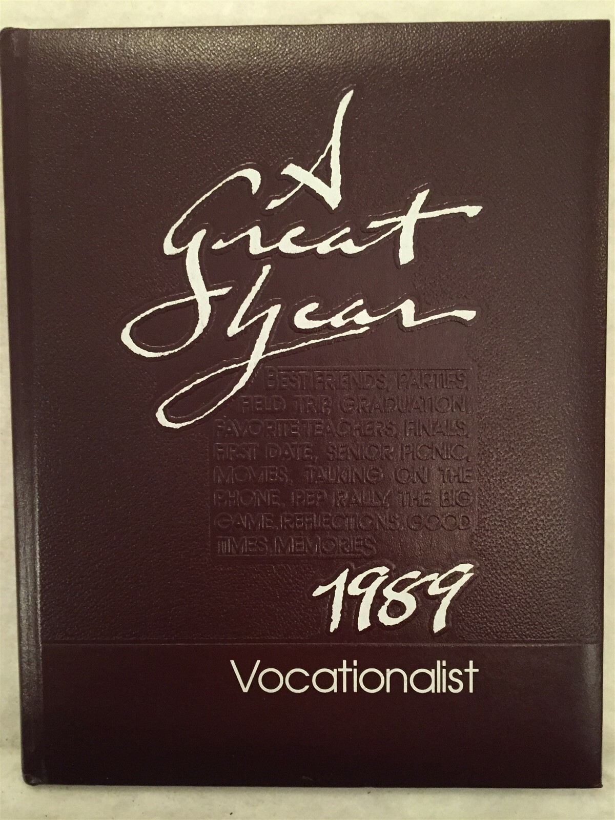 1989 Camden County Vocational Technical High School VoTech NJ Annual