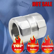 Male Scrotum Sleeve Cage Rings Delay Stainless Steel 535g Heavy Ball Stretcher